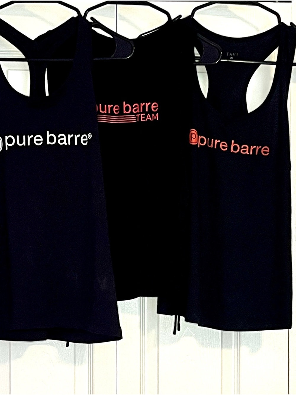 Pure Barre Women's Black Logo Tank Tops - Instructor Bundle